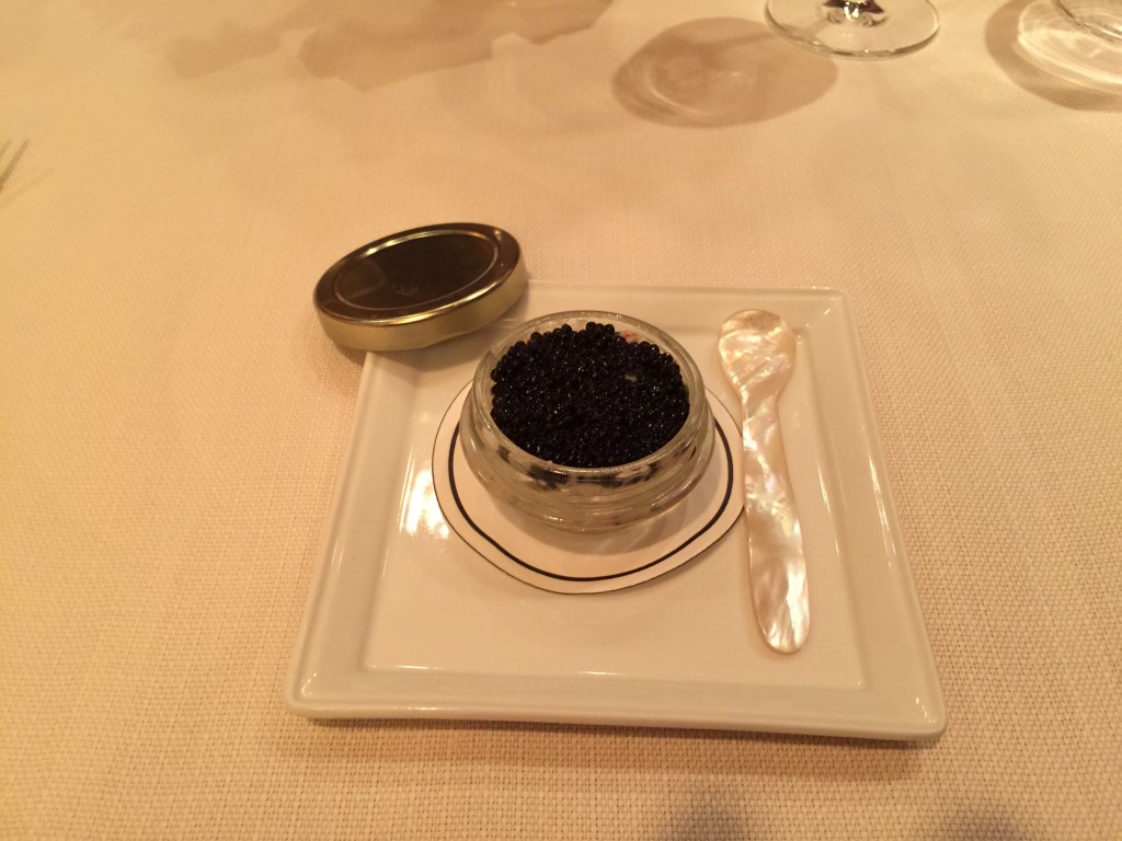 caviar and lobster