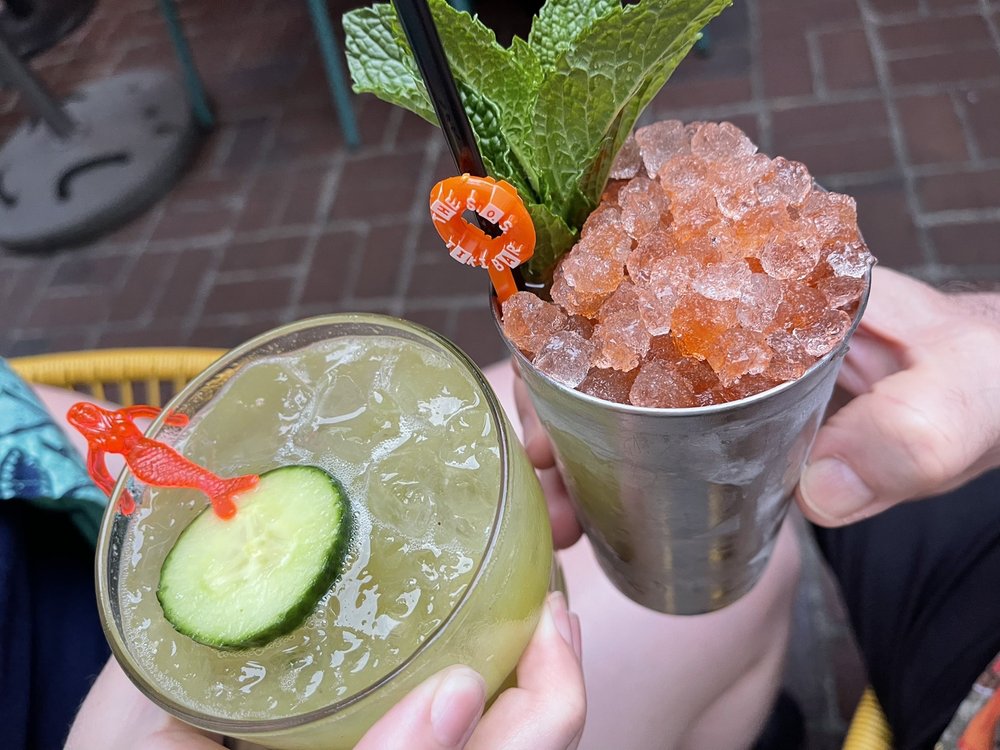 Kiwi Crush and Queen's Park Swizzle