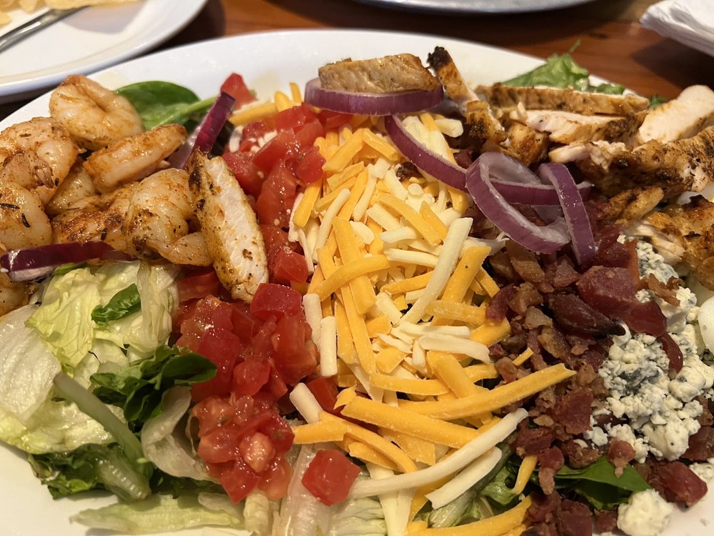 Blackened Shrimp & Chicken Cobb Salad