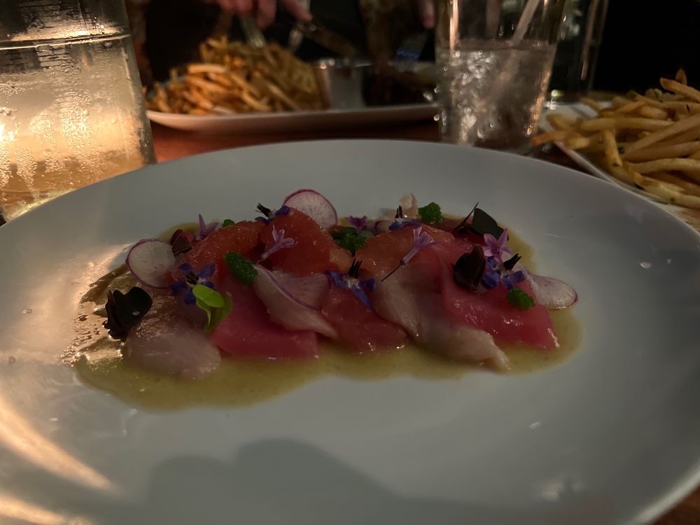 Hamachi crudo