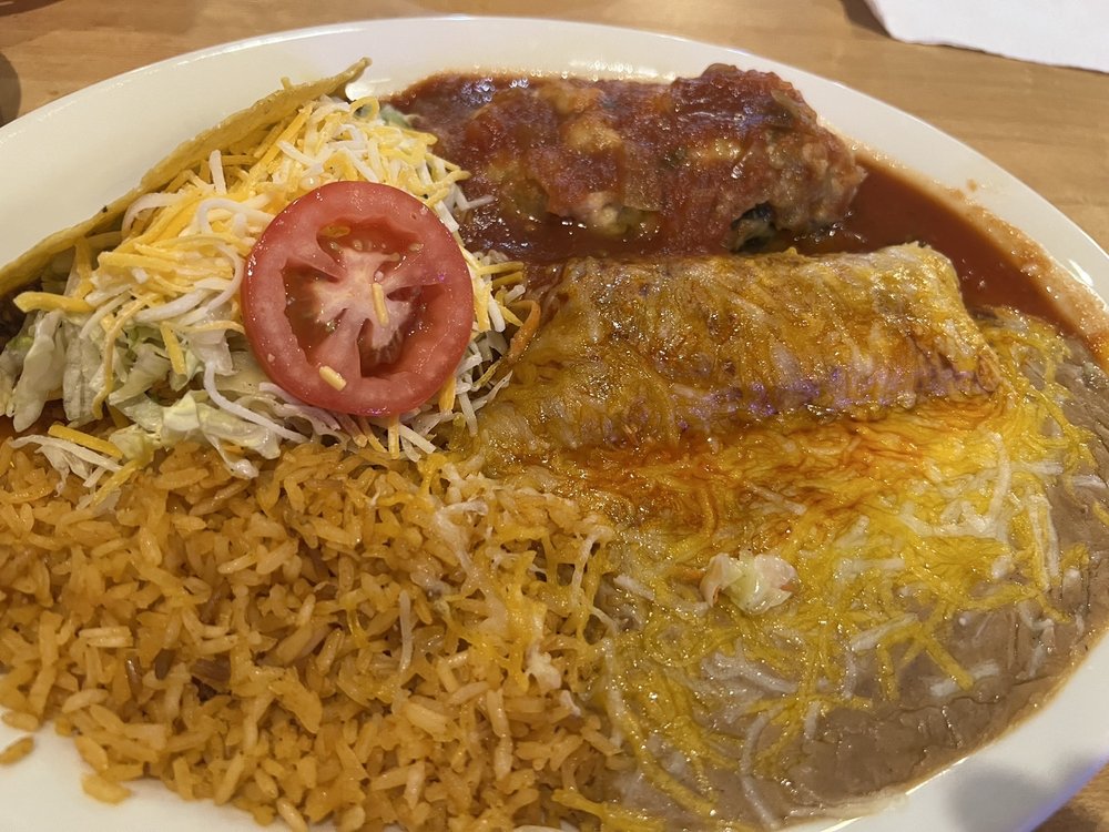 Enchilada, Taco, Relleno combo 20